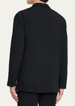 IM MENMen's Polyester Shrink Dye Sport Coat