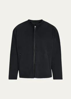 IM MENMen's Ultra Boa Faux Suede Full-Zip Blouson