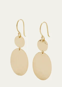 IppolitaCrinkle Hammered Crazy 8 Earrings in 18K Gold