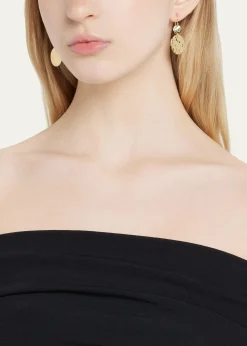 IppolitaCrinkle Hammered Crazy 8 Earrings in 18K Gold