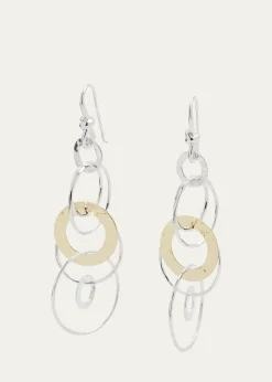 IppolitaHammered Jet Set Earrings in Chimera