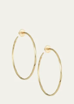 IppolitaLarge Squiggle Hoop Earrings in 18K Gold