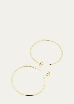 IppolitaLarge Squiggle Hoop Earrings in 18K Gold