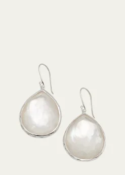 IppolitaLarge Teardrop Earrings in Sterling Silver