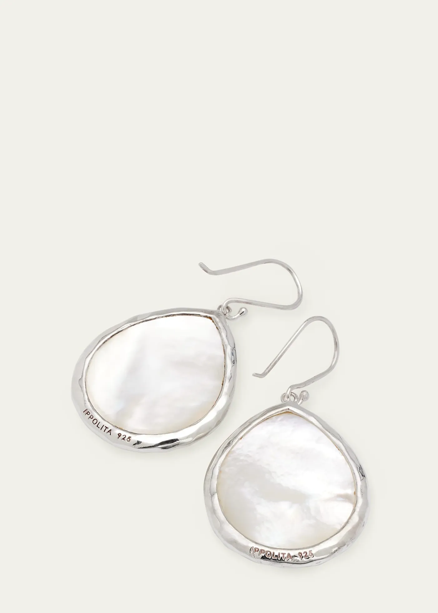 IppolitaLarge Teardrop Earrings in Sterling Silver