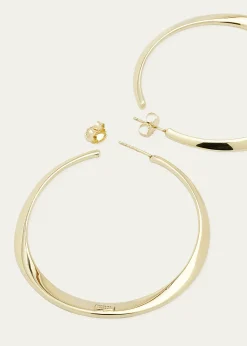 IppolitaLarge Twisted Hoop Earrings in 18K Gold