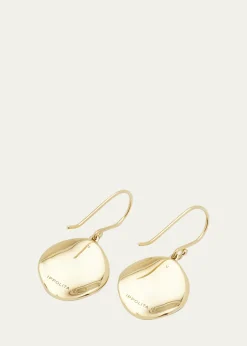 IppolitaMedium Flower Drop Earrings in 18K Gold with Diamonds