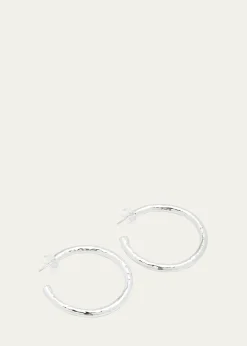 IppolitaMedium Hoop Earrings in Sterling Silver