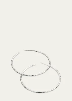 IppolitaMedium Squiggle Hoop Earrings in Sterling Silver