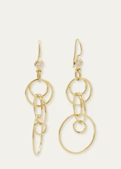 IppolitaMini Jet Set Earrings in 18K Gold