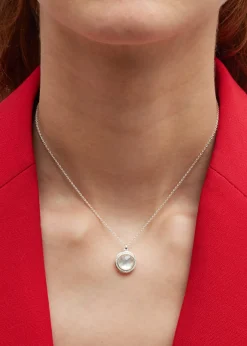 IppolitaMini Pendant Necklace in Sterling Silver with Diamonds