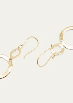 IppolitaMini Snowman Earrings in 18K Gold