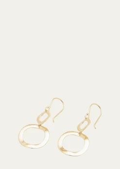 IppolitaMini Snowman Earrings in 18K Gold