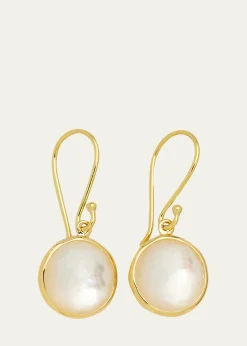 IppolitaSmall Single Drop Earrings in 18K Gold
