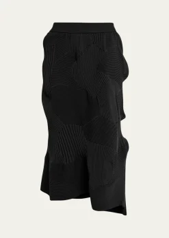 Issey MiyakeKone Kone Textural Ribbed Skirt