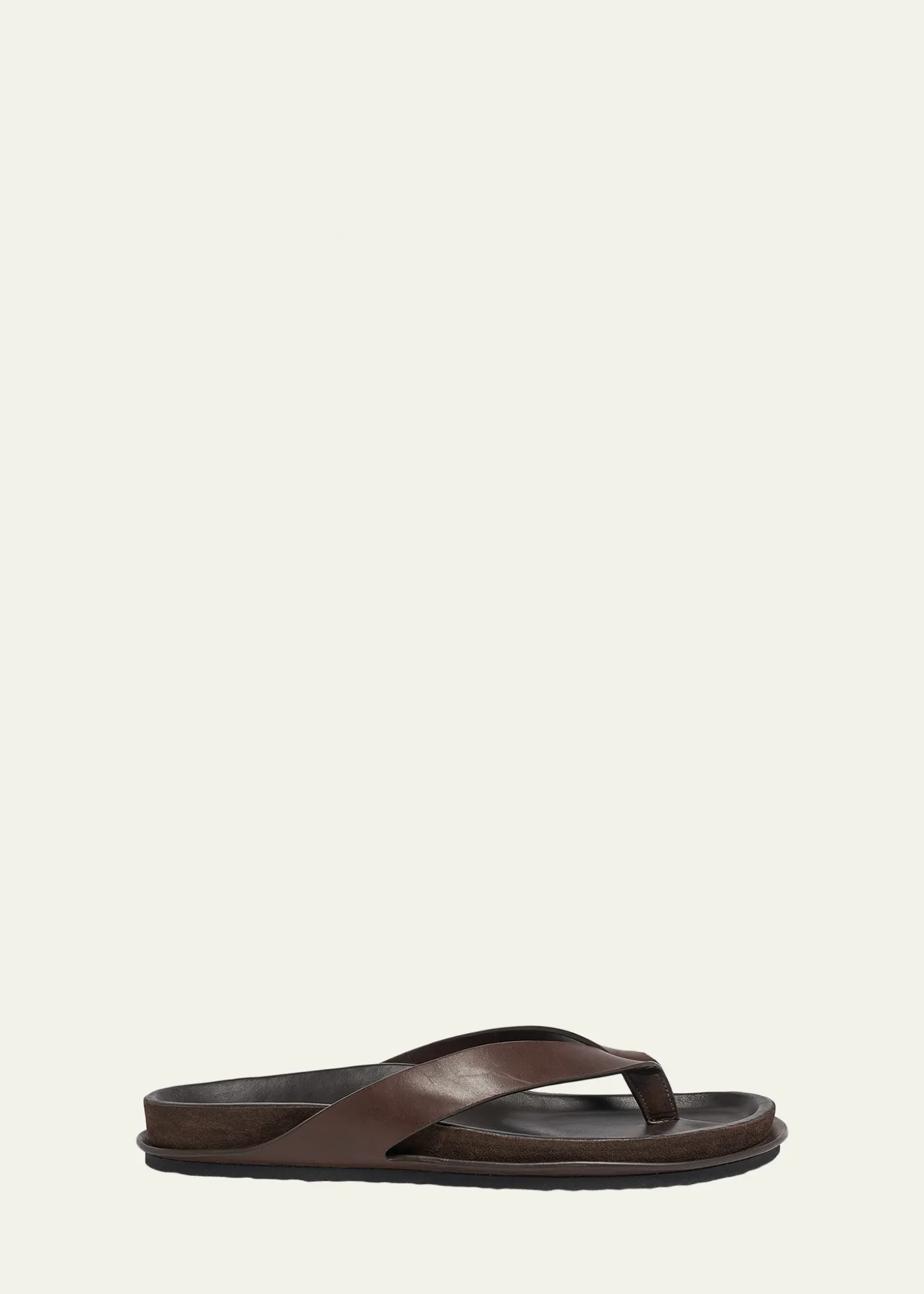JacquemusMen's Les Tatanes Leather Thong Sandals