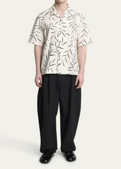JacquemusMen's Fonccio Cotton Camp Shirt