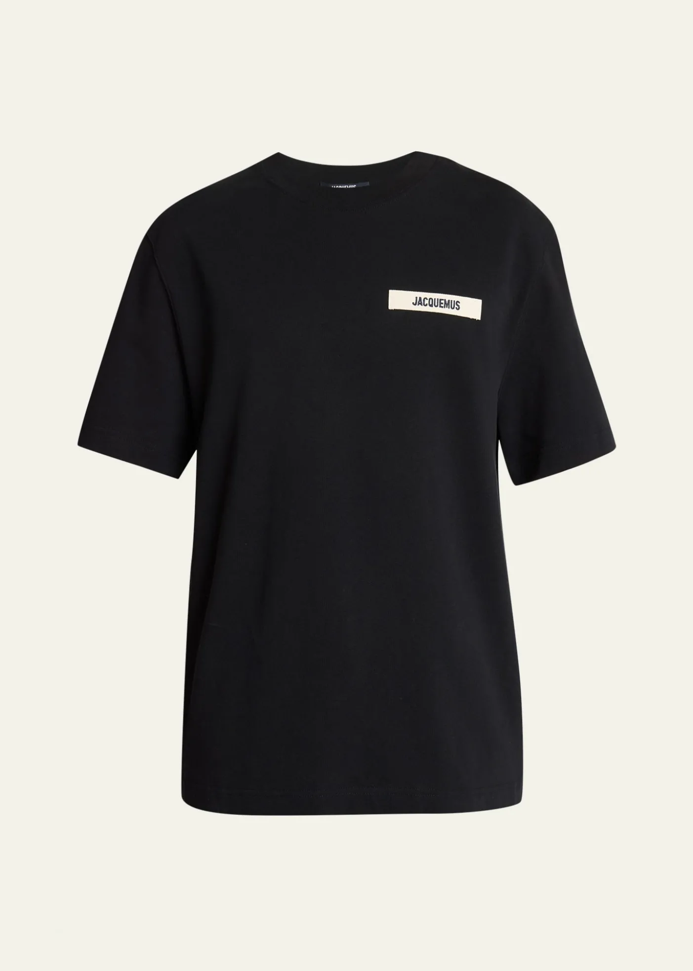 JacquemusMen's Grosgrain Logo Crewneck T-Shirt