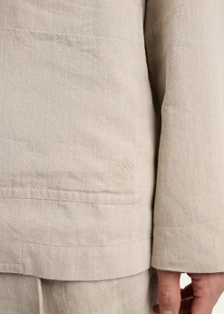 JacquemusMen's Herringbone Linen-Blend Blazer