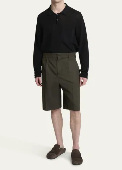 JacquemusMen's Relaxed Single-Pleated Shorts