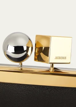 JacquemusThe Salon Leather Pochette Clutch Bag