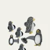 Jan LeslieMarcasite Penguin Cuff Links Studs Set