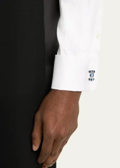 Jan LeslieMen's Sterling Silver Enamel Race Car Cufflinks