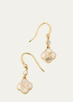 Jan LesliePetal Gemstone Drop Earrings