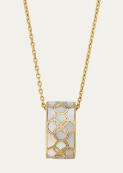 Jan LesliePetal Mother of Pearl Pendant Necklace