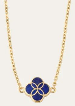 Jan LeslieSingle Petal Gemstone Station Necklace