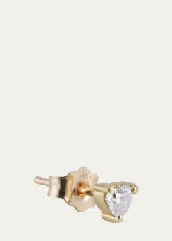 Jennifer MeyerHeart-Cut Diamond Stud Earring, Single