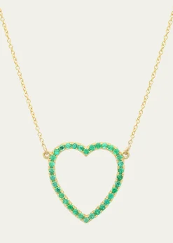 Jennifer MeyerLarge Open Heart Necklace