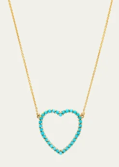 Jennifer MeyerLarge Open Heart Necklace