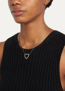 Jennifer MeyerLarge Open Heart Necklace