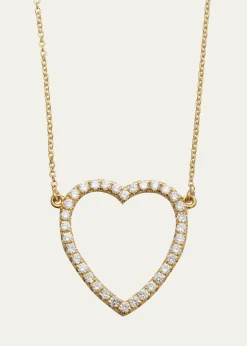 Jennifer MeyerLarge Open Heart Necklace
