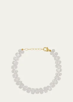 JIA JIAOracle Crystal Quartz Large Gemstone Bracelet