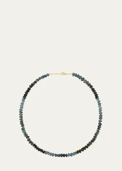 JIA JIAOracle 14K Moss Aquamarine Necklace