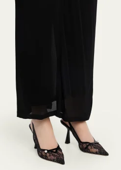 Jimmy ChooAmita 85 Lace Slingback Pumps