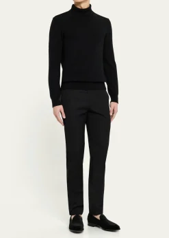 John LobbMen's Bill Velvet Penny Loafers