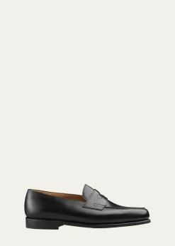 John LobbMen's Iconic Leather Penny Loafers