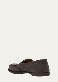 John LobbMen's Pace Grained Leather Penny Loafers