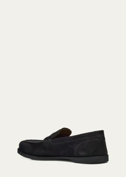 John LobbMen's Pace Nubuck Penny Loafers