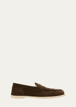 John LobbMen's Pace Suede Loafers