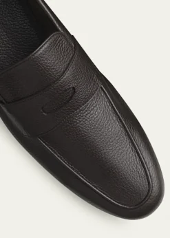 John LobbMen's Thorne Soft Textured Leather Penny Loafers