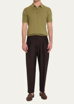 John SmedleyMen's Roth Cotton Polo Shirt
