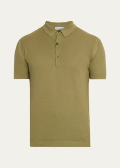 John SmedleyMen's Roth Cotton Polo Shirt