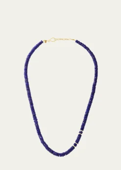 Jorge AdelerMen's Lapis Lazuli Beaded Necklace