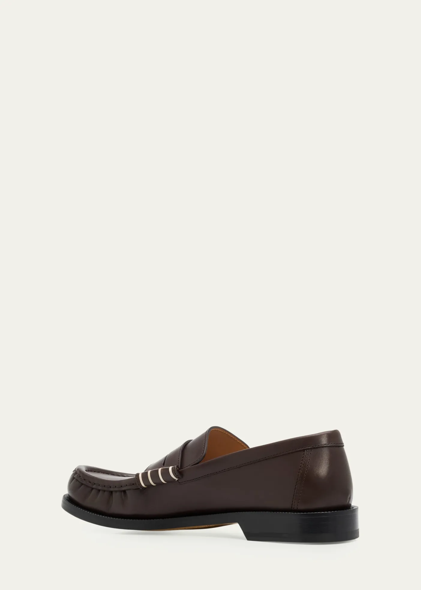 JW AndersonMen's Leather Moccasin-Toe Penny Loafers