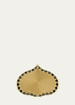 KAMALEye Adore Black Diamond Signet Ring