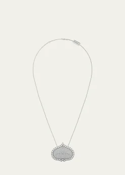 KAMALEye Adore Diamond Pave Pendant Necklace, 25mm